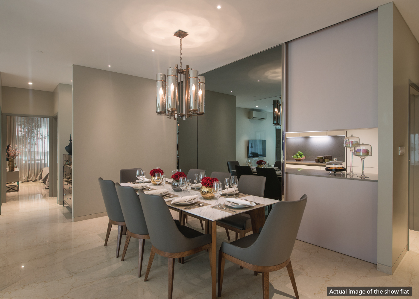 Sky City By Oberoi Realty Dining room