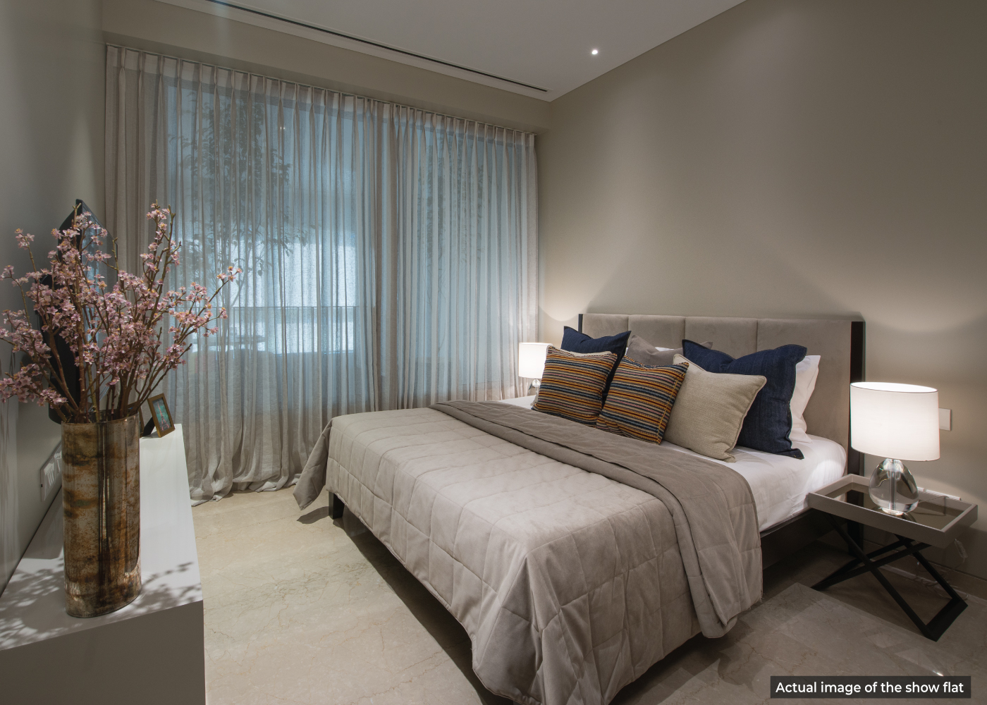 Sky City By Oberoi Realty Bedroom View