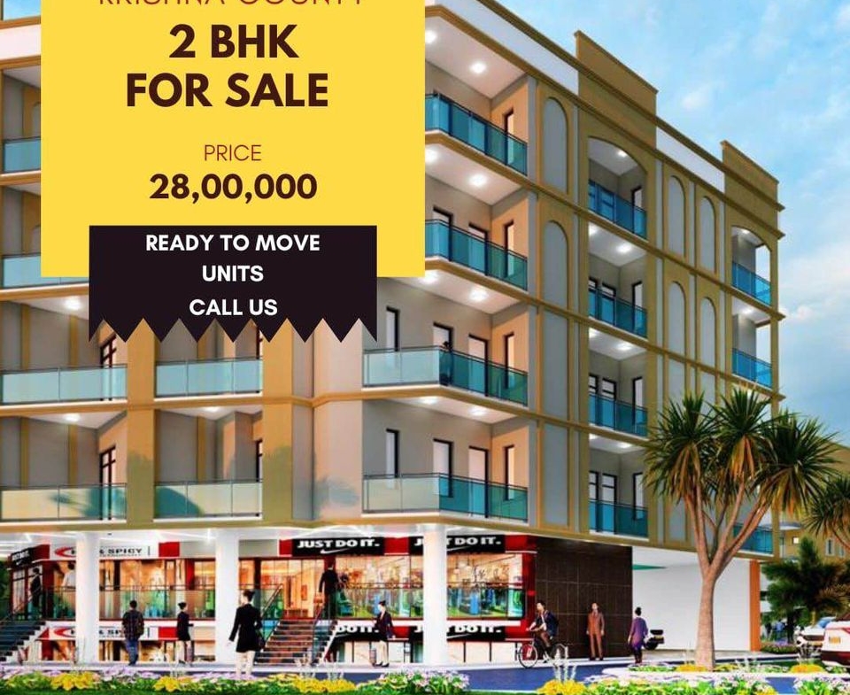 2 beds 2 baths Flat for Sale, Uttar Pradesh, India
