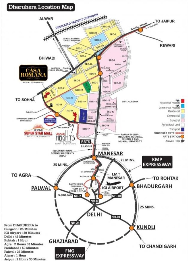 Newly build 2BHK Apartments for Sale in Dharuhera, Rajasthan