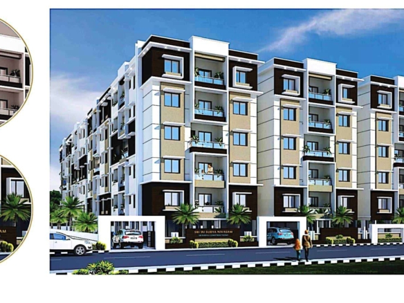 2BHK and 3BHK  Aparments for Sale in Vishakapatanam.