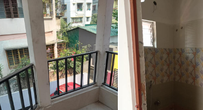 3BHK flat Rent in Ghat Road, Kolkatta