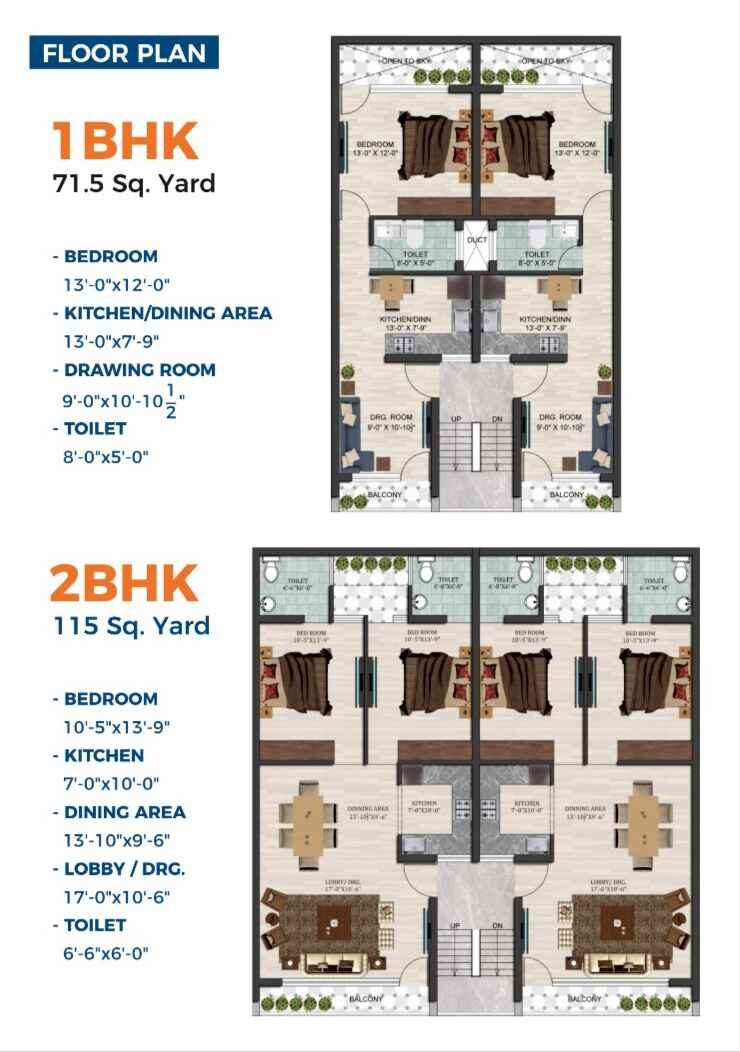2 Beds 2 Baths – Apartment for Sale in Mohali, Punjab