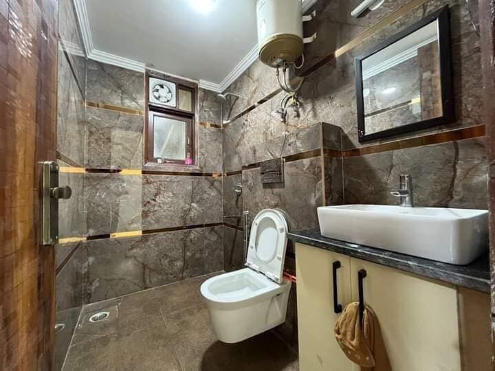 2 beds 2 Baths Semi furnished flat available for rent in Chhattarpur, South Delhi.