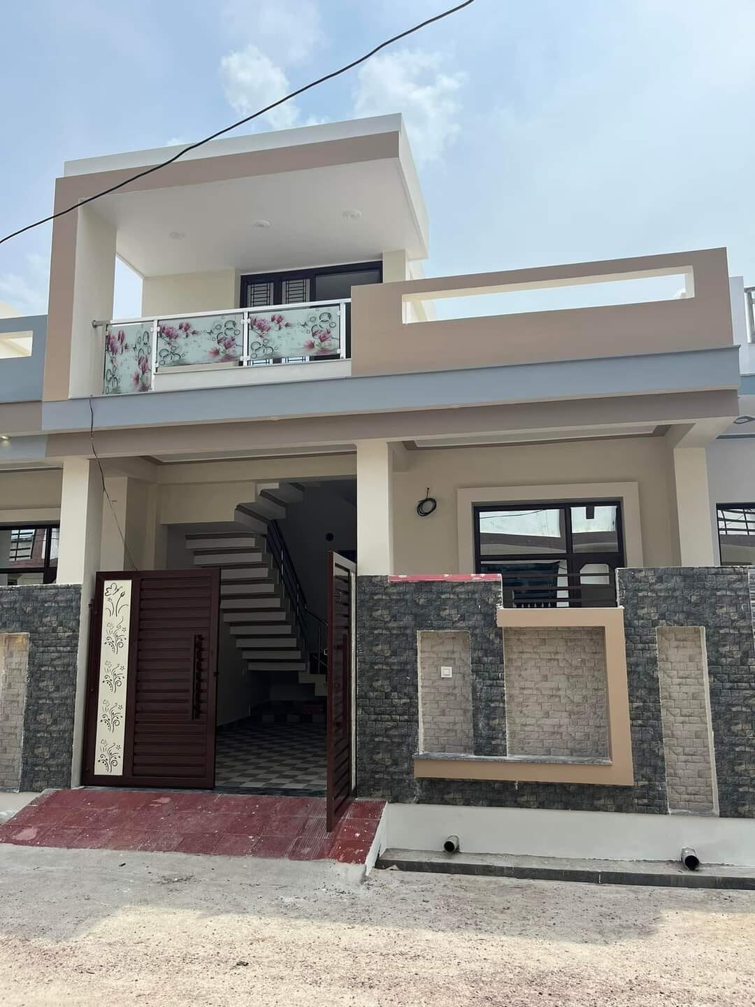 at Beautiful Simplx story 2 beds 2 baths house for sale at Jankipuram Extension. Noida