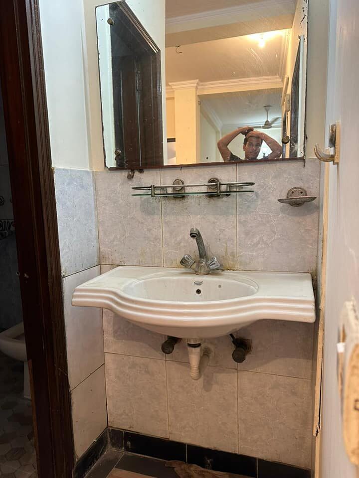 3 beds 3baths Semi furnished a brand new flat available for rent in Saket, Delhi