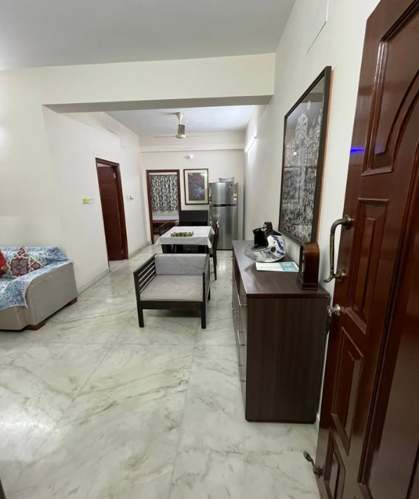2 Beds and 2 Baths Flat for Rent in Kolkata