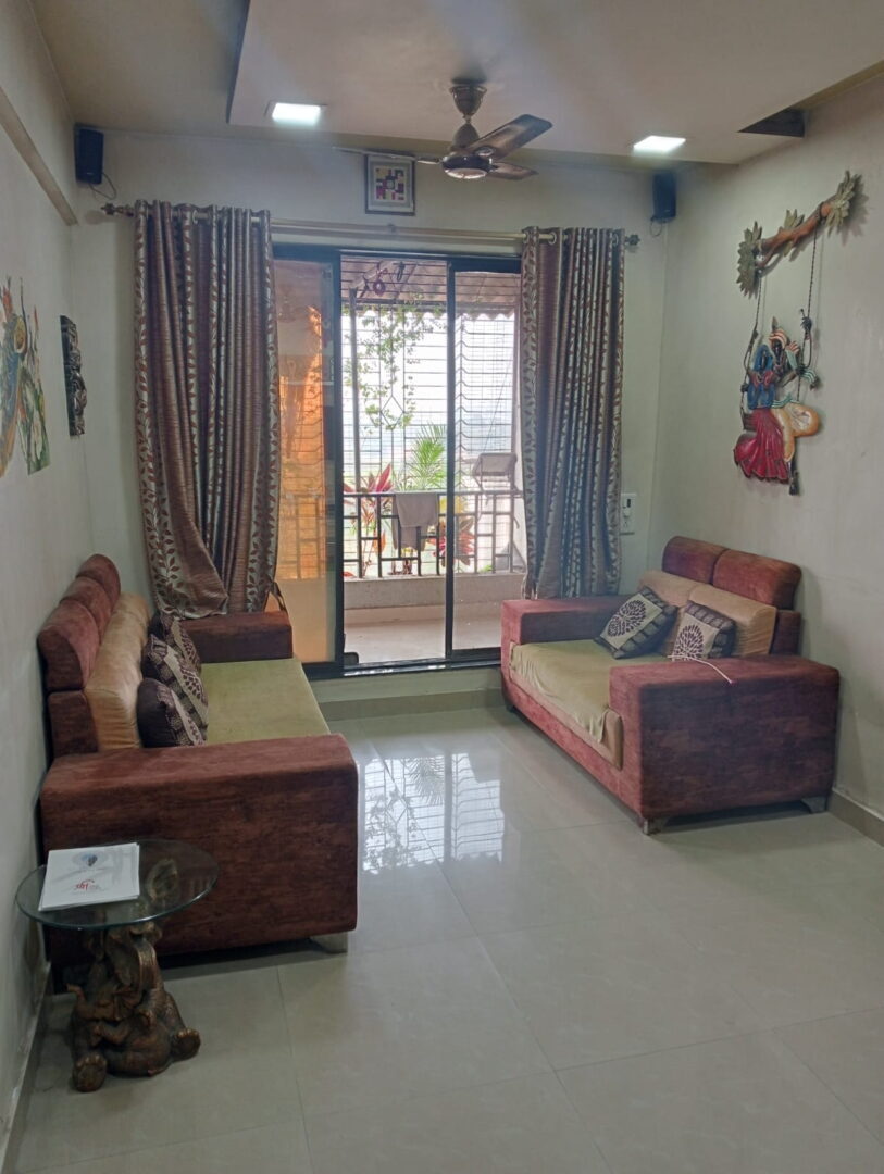 2 Beds and 2 Baths for Sale in Dombivli.