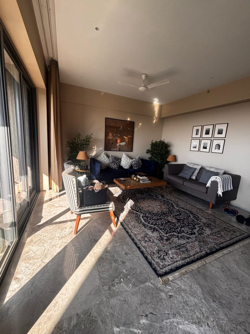 3 Beds and 3 Baths available For Rent in Mumbai.