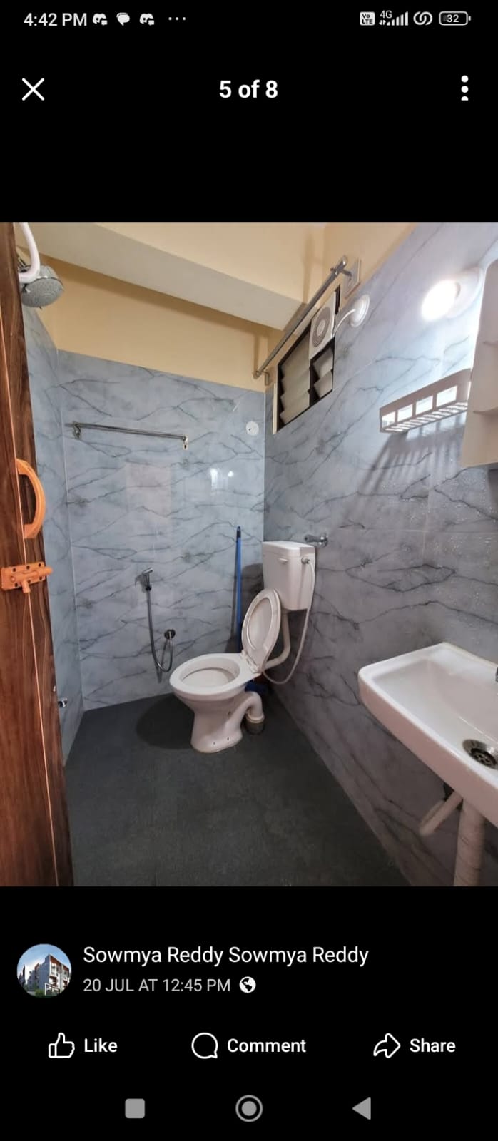 IMG-20260726-WA0001 1 Bed And 1Bath for Rent in Bengaluru.